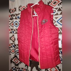 Womens L 49ers Vest